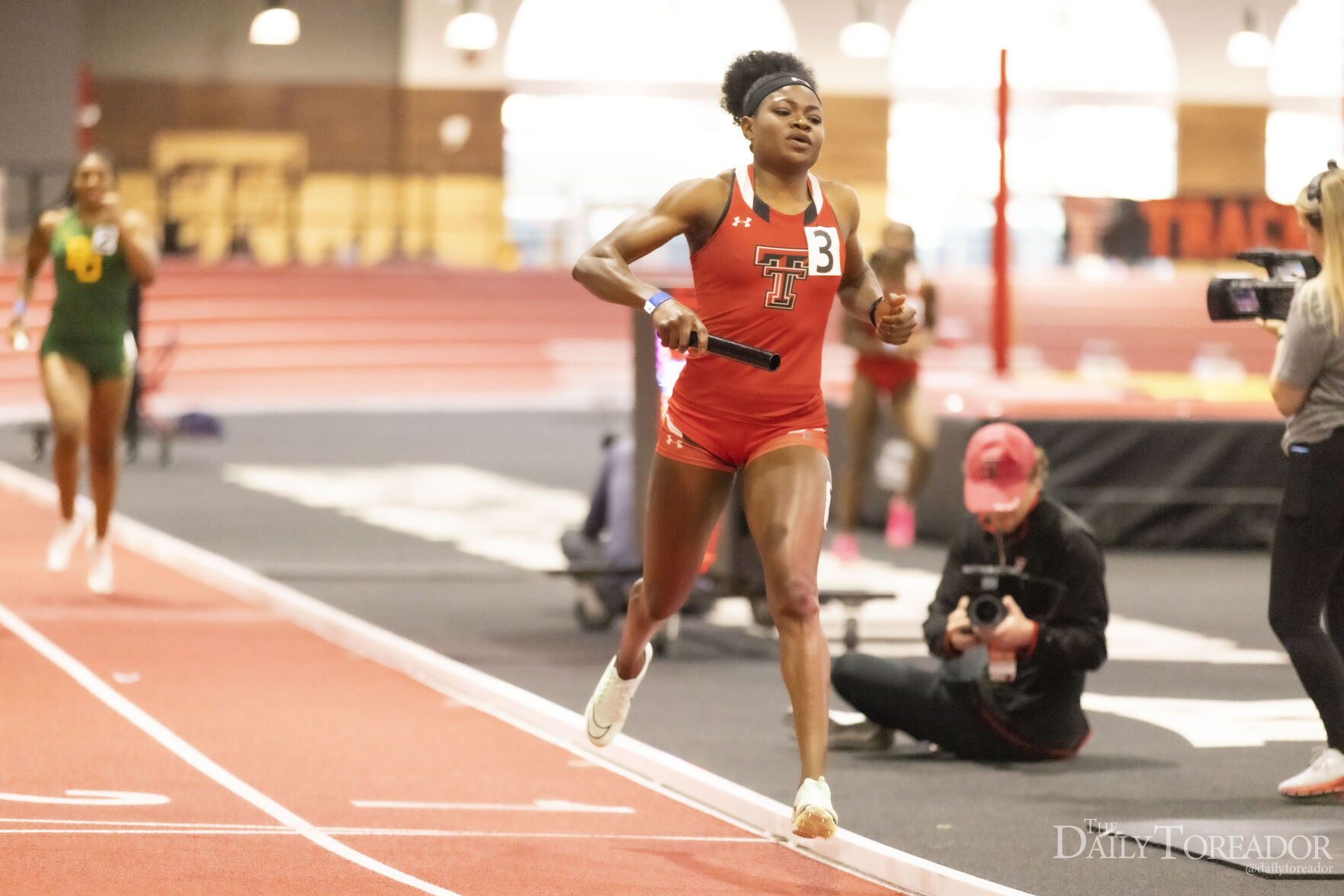Chukwuma runs through finish line